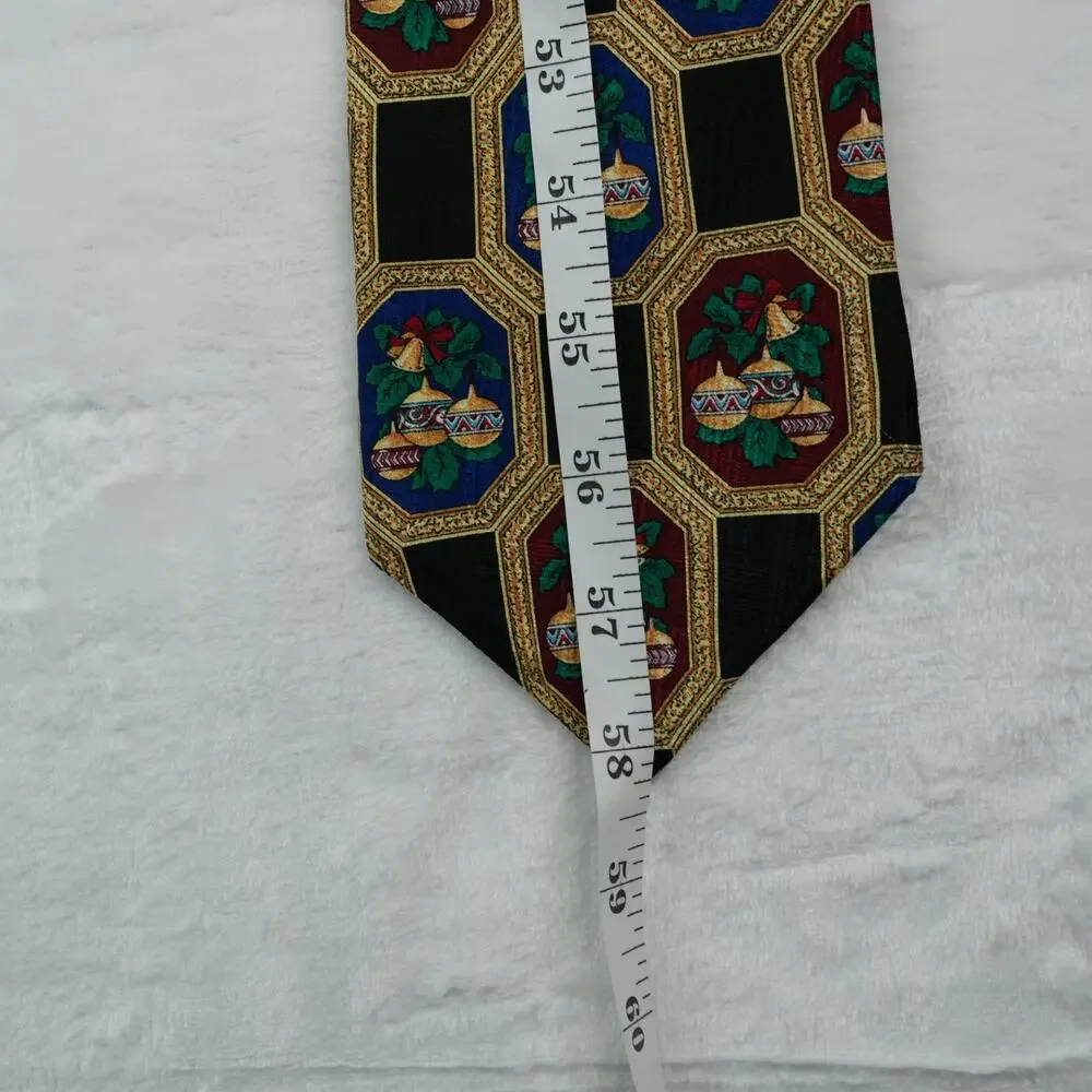Vintage Hallmark Christmas Neck Tie Yule Tie Greetings 4